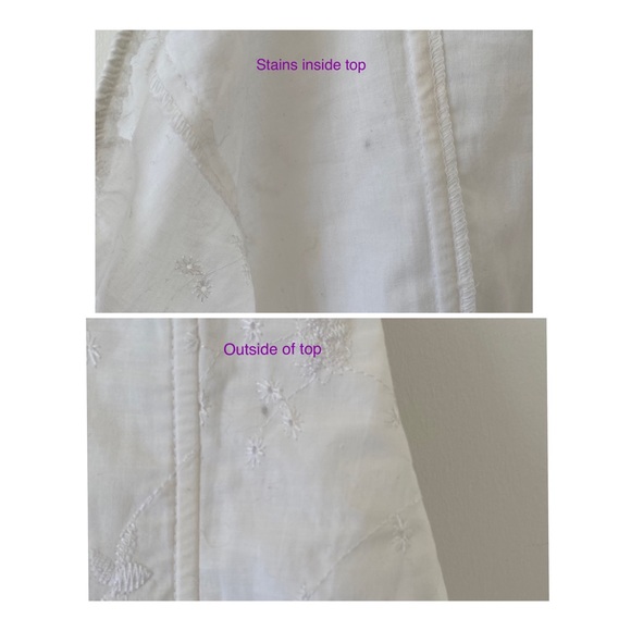 White Lace-Up Ruffle Bustier Top - Picture 9 of 9